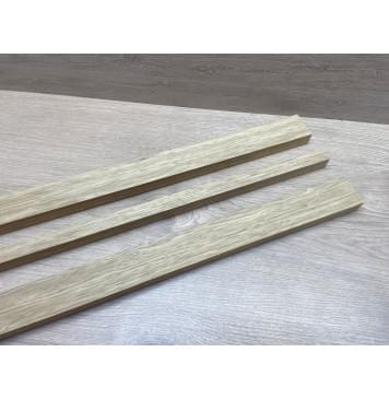 Корина Белая заготовка грифа электрогитары Смешанный ААА 21х(44-19-44)х780 мм - из 3х частей-4