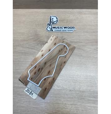 Карагач "Птичий Глаз" заготовка накладки на головку грифа Смешанный ААА Кап ААА 5,8х115х220 мм-0