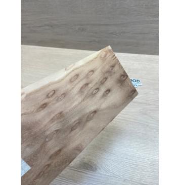 Карагач "Птичий Глаз" заготовка накладки на головку грифа Смешанный ААА Кап ААА 3,6х125-95х210 мм-1