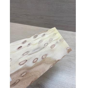 Карагач "Птичий Глаз" заготовка накладки на головку грифа Смешанный ААА Кап ААА 4х125-95х210 мм-1