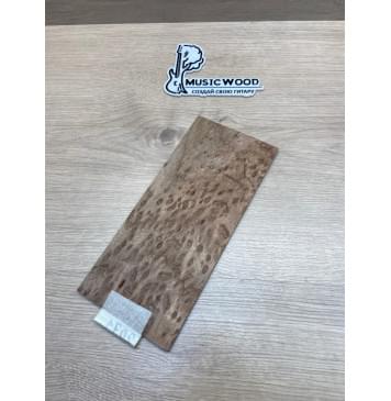 Карагач "Птичий Глаз" заготовка накладки на головку грифа Смешанный ААА Кап ААА 4,7х115х250 мм-2