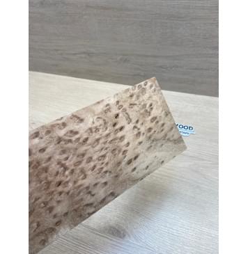 Карагач "Птичий Глаз" заготовка накладки на головку грифа Смешанный ААА Кап ААА 4,7х115х250 мм-1