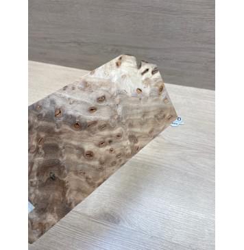 Карагач "Птичий Глаз" заготовка накладки на головку грифа Смешанный ААА Кап ААА 5х117х230 мм-1