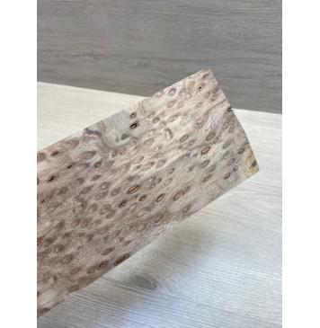 Карагач "Птичий Глаз" заготовка накладки на головку грифа Смешанный ААА Кап ААА 4,5х115х250 мм-1