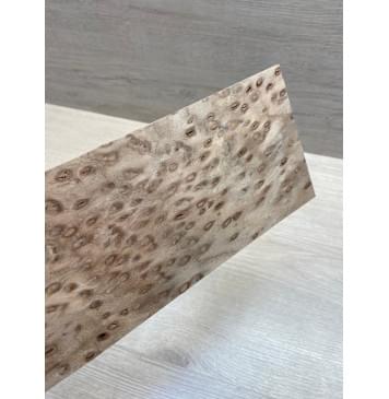 Карагач "Птичий Глаз" заготовка накладки на головку грифа Смешанный ААА Кап ААА 5х115х250 мм-1