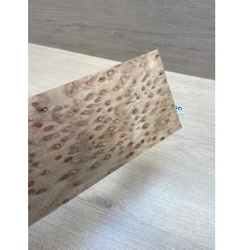 Карагач "Птичий Глаз" заготовка накладки на головку грифа Смешанный ААА Кап ААА 3.7х115х250 мм-1