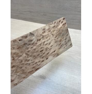 Карагач "Птичий Глаз" заготовка накладки на головку грифа Смешанный ААА Кап ААА 4,5х115х250 мм-1