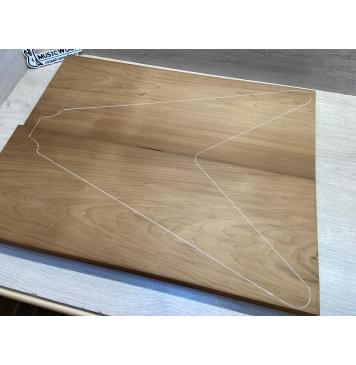 Ольха Печёная 180 гр заготовка корпуса Смешанный ААА 41х225х585-575 мм, 453 кг/м3, 2 шт Ольха Печёная 180 гр заготовка корпуса Смешанный ААА 41х225х585-575 мм, 453 кг/м3, 2 шт-1