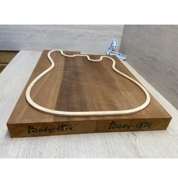 Ольха Печёная 180 гр заготовка корпуса Радиал АА 41х180х490-460 мм, 441 кг/м3, 2 шт Ольха Печёная 180 гр заготовка корпуса Радиал АА 41х180х490-460 мм, 441 кг/м3, 2 шт-2