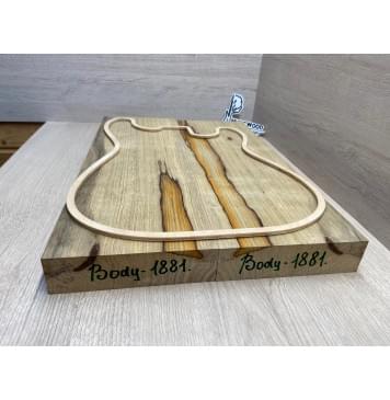 Корина Чёрная заготовка корпуса Радиал ААА 45х171х510-495 мм, 2 шт, 584 кг/м3-2