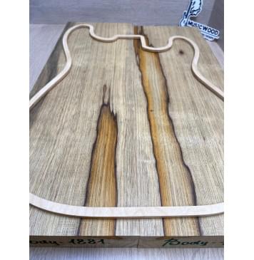 Корина Чёрная заготовка корпуса Радиал ААА 45х171х510-495 мм, 2 шт, 584 кг/м3-3