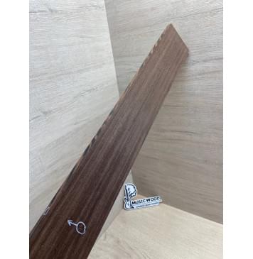 Венге заготовка накладки для бас-гитары Радиал А 10.5х90-73х750 мм-8