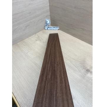 Венге заготовка накладки для бас-гитары Радиал А 10.5х90-73х750 мм-5