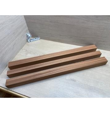 Сапели заготовка грифа электрогитары Радиал ААА 48х(46-36-46)х755 мм - из 3х частей-0