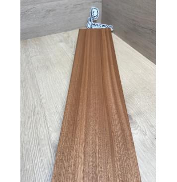 Сапели заготовка грифа электрогитары Радиал ААА 48х(46-36-46)х755 мм - из 3х частей-5