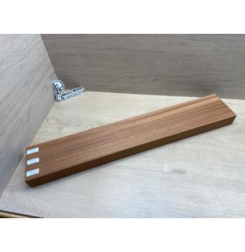 Сапели заготовка грифа электрогитары Радиал ААА 48х(46-36-46)х755 мм - из 3х частей-8