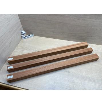 Сапели заготовка грифа электрогитары Радиал ААА 48х(46-36-46)х755 мм - из 3х частей-9