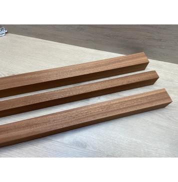 Сапели заготовка грифа электрогитары Радиал ААА 46х(47-30-47)х760 мм - из 3х частей-1