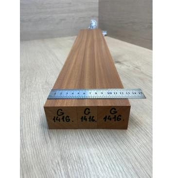 Сапели заготовка грифа электрогитары Радиал ААА 46х(47-30-47)х760 мм - из 3х частей-2