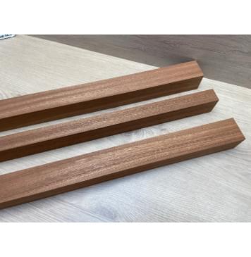 Сапели заготовка грифа электрогитары Радиал ААА 46х(47-30-47)х760 мм - из 3х частей-9