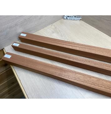 Сапели заготовка грифа электрогитары Радиал ААА 46х(47-30-47)х760 мм - из 3х частей-8