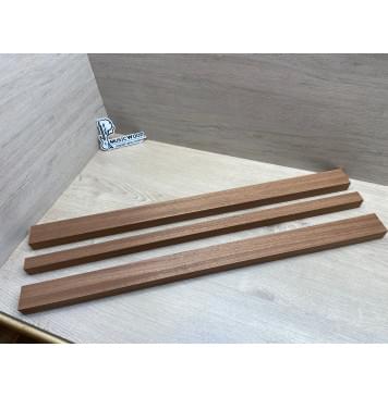 Сапели заготовка грифа электрогитары Радиал ААА 27х(48-26-48)х760 мм - из 3х частей-2