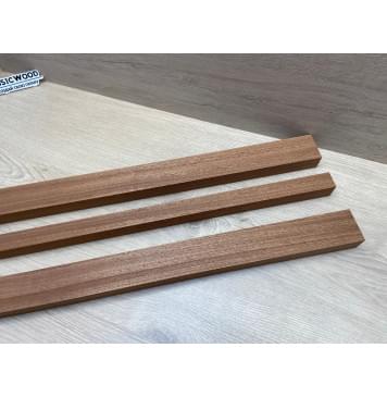 Сапели заготовка грифа электрогитары Радиал ААА 27х(48-26-48)х760 мм - из 3х частей-4