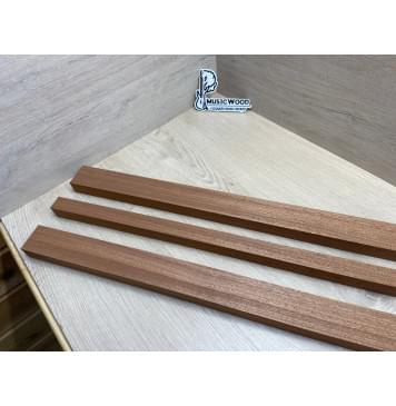 Сапели заготовка грифа электрогитары Радиал ААА 27х(48-26-48)х760 мм - из 3х частей-5