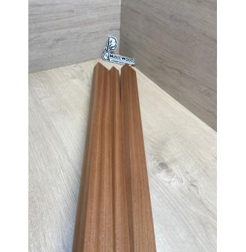 Сапели заготовка грифа электрогитары Радиал ААА 27х(48-26-48)х760 мм - из 3х частей-7