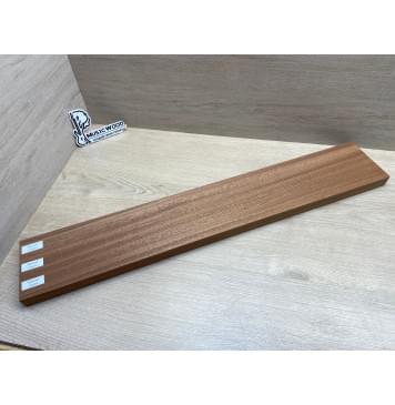 Сапели заготовка грифа электрогитары Радиал ААА 27х(48-26-48)х760 мм - из 3х частей-9