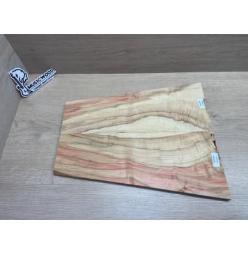 Клён Американский Ashleaf заготовка на топ для Тревел гитары Смешанный ААA Волна АА 11х175-113х430 мм (2 шт. книжкой) Уценка-трещины-10