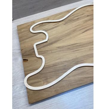 Клён Печёный 180 гр заготовка на топ Смешанный АА 18х178-175х465 мм - 2 шт.(книжкой)-5