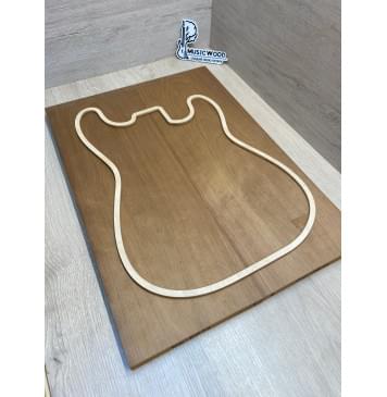 Ольха Печёная 180 гр заготовка на топ Тангент ААА 20х195х550 мм -2 шт.(книжкой) Ольха Печёная 180 гр заготовка на топ Тангент ААА 20х195х550 мм -2 шт.(книжкой)-1