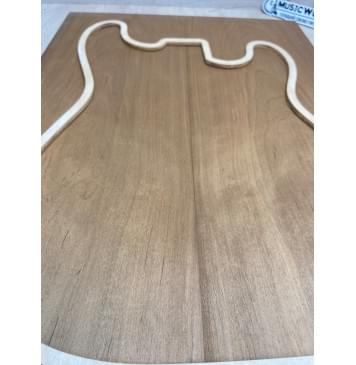 Ольха Печёная 180 гр заготовка на топ Тангент ААА 20х195х550 мм -2 шт.(книжкой) Ольха Печёная 180 гр заготовка на топ Тангент ААА 20х195х550 мм -2 шт.(книжкой)-3