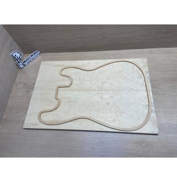 Клён Облачко заготовка на топ Смешанный ААА Волна ААА 11х175х535 мм - 2 шт. (книжкой)-2