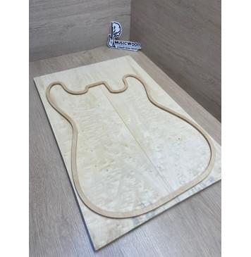 Клён Облачко заготовка на топ Смешанный ААА Волна ААА 11х175х535 мм - 2 шт. (книжкой)-4