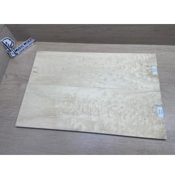 Клён Облачко заготовка на топ Смешанный ААА Волна ААА 11х175х535 мм - 2 шт. (книжкой)-9