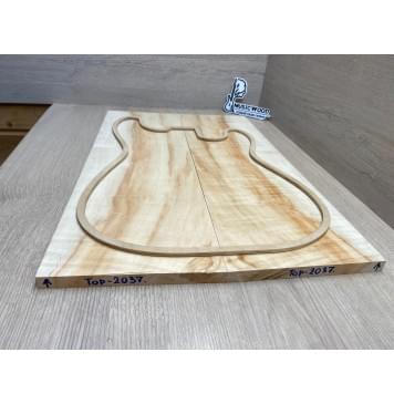 Клён Американский Ashleaf заготовка на топ Радиал АA 15х185-175х545 мм (2 шт. книжкой) -3