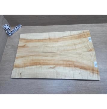 Клён Американский Ashleaf заготовка на топ Радиал АA 15х185-175х545 мм (2 шт. книжкой) -9