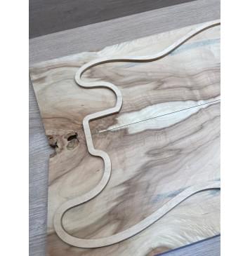 Клён Американский Ashleaf заготовка на топ Смешанный ААA 11х175х500-475 мм (2 шт. книжкой)-3