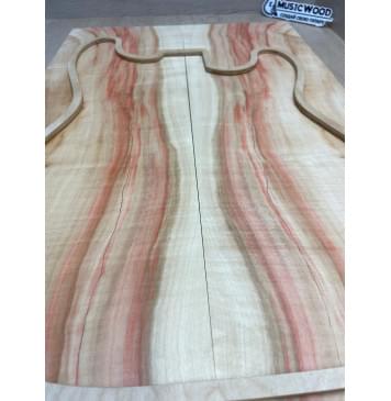 Клён Американский Ashleaf заготовка на топ Радиал АA 18х178х560 мм (2 шт. книжкой)-5