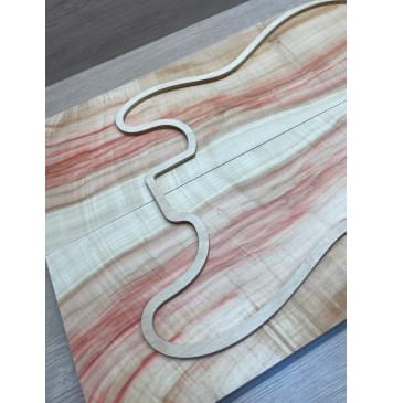 Клён Американский Ashleaf заготовка на топ Радиал АA 18х178х560 мм (2 шт. книжкой)-6