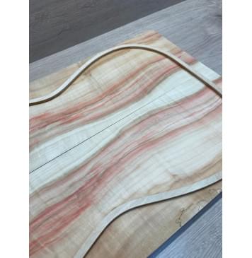 Клён Американский Ashleaf заготовка на топ Радиал АA 18х178х560 мм (2 шт. книжкой)-7