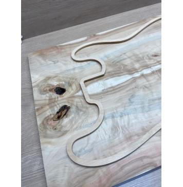 Клён Американский Ashleaf заготовка на топ Смешанный АА 11х175х525 мм (2 шт. книжкой)-4