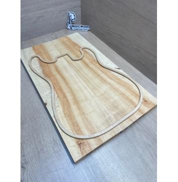 Клён Американский Ashleaf заготовка на топ Радиал АA 20х178-165х565 мм (2 шт. книжкой)-2