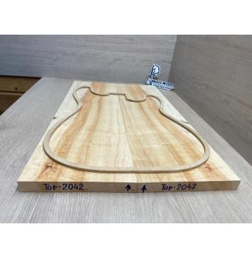 Клён Американский Ashleaf заготовка на топ Радиал АA 20х178-165х565 мм (2 шт. книжкой)-3