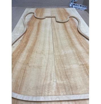 Клён Американский Ashleaf заготовка на топ Радиал АA 20х178-165х565 мм (2 шт. книжкой)-4