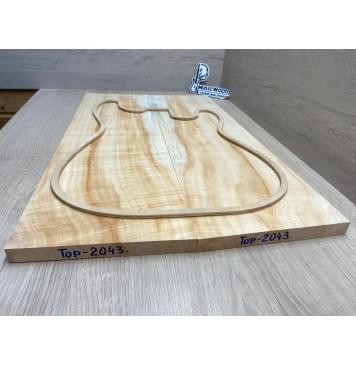 Клён Американский Ashleaf заготовка на топ Радиал АA 18х190-172х585 мм (2 шт. книжкой)-4