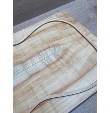 Клён Американский Ashleaf заготовка на топ Радиал АA 18х190-172х585 мм (2 шт. книжкой)-7