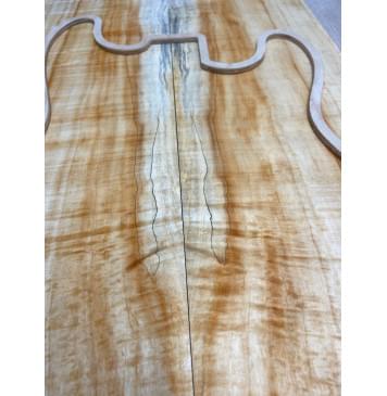 Клён Американский Ashleaf заготовка на топ Радиал АA 18х190-172х585 мм (2 шт. книжкой)-15